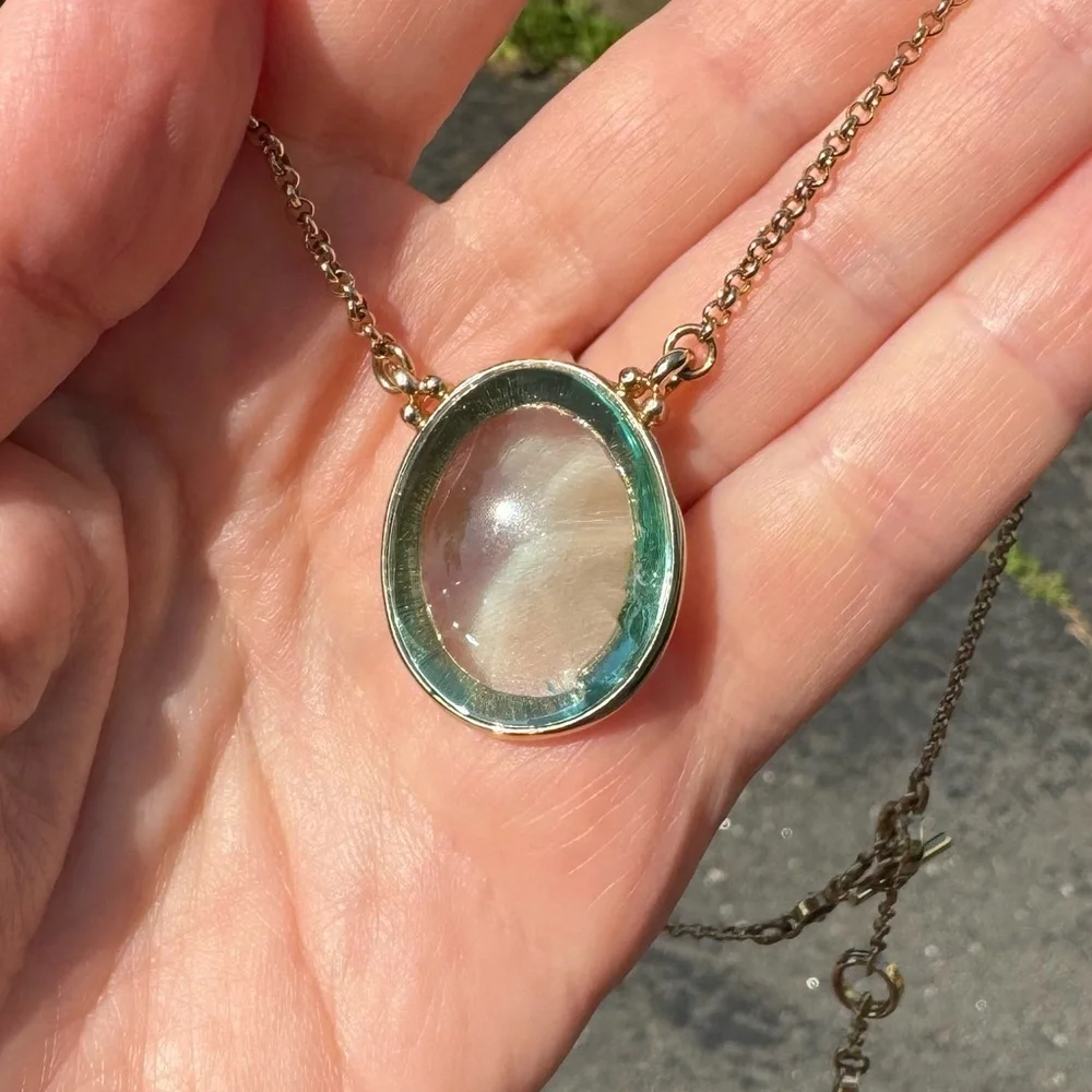 MONET Glass Pendant Necklace